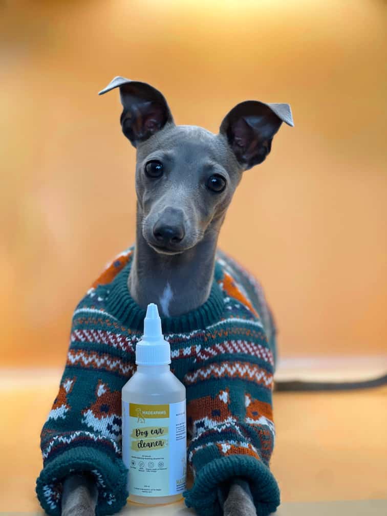 Premium Dog Ear Cleaner Solution Stop Itching, Remove Wax & Dirt
